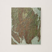  kaart van Brooklyn NY (1908) Legpuzzel (Verticaal)