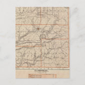 Kaart van Brown County met Plan van Nashville (Voorkant)