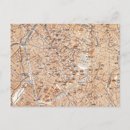  kaart van Brussel (1905) (Voorkant)