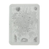  kaart van Brussel Magneet (Verticaal)