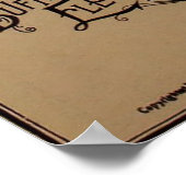  kaart van bufferzone NY (1901) Poster (Hoek)