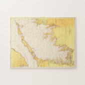  kaart van Buzzards Bay (1933) Legpuzzel (Horizontaal)