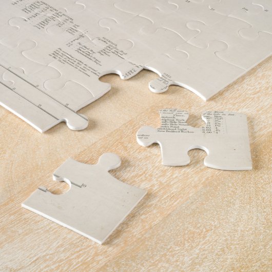  kaart van Buzzards Bay MA (1876) Legpuzzel (Zijkant)