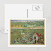 Kaart van Cadiz, van 'Civitates Orbis Terrarum' do (Voorkant / Achterkant)
