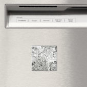 Kaart van Caernarvon, 1616 Magneet (Insitu (Vaatwasser))