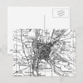  kaart van Caïro Egypte (1911) (Voorkant / Achterkant)