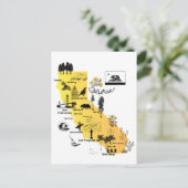 kaart van Californië (Staand voorkant)