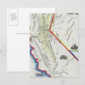 Kaart van Californië (Voorkant / Achterkant)