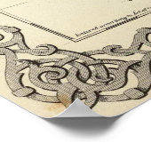  kaart van Californië (1856) Poster (Hoek)