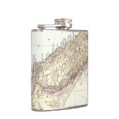  kaart van Californië (1878) Heupfles (Rechts)