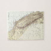  kaart van Californië (1878) Legpuzzel (Horizontaal)