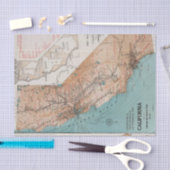 Kaart van Californië 2 Tissuepapier (Craft)