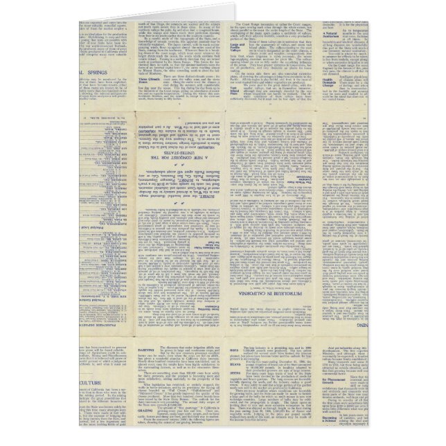 Kaart van Californië 3 (Voorkant)