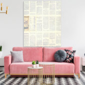 Kaart van Californië 4 Canvas Afdruk (Insitu (Woonkamer))