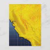 Kaart van Californië en Nevada (Voorkant)