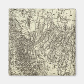 Kaart van Californië en Nevada Magneet (Voorkant)