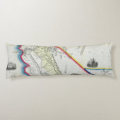 Kaart van Californië Lichaamskussen (Achterkant)