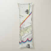 Kaart van Californië Lichaamskussen (Achterkant (Verticaal))