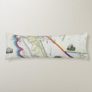 Kaart van Californië Lichaamskussen