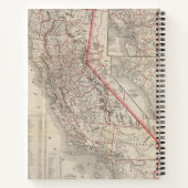 Kaart van Californië Notitieboek (Achterkant)