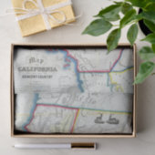 Kaart van Californië Tissuepapier (Geschenk)