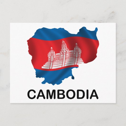 Kaart van Cambodja (Voorkant)