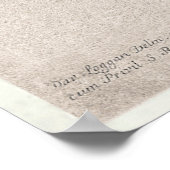  kaart van Cambridge England (1690) Poster (Hoek)