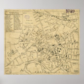  kaart van Cambridge Massachusetts (1880) Poster (Voorkant)