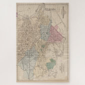  kaart van Cambridge Massachusetts (1891) Legpuzzel (Verticaal)