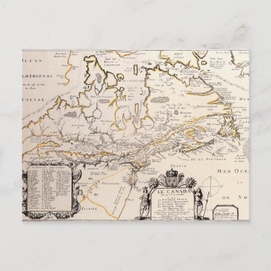 Kaart van Canada (Voorkant)
