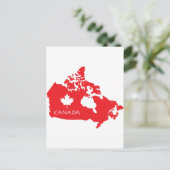 Kaart van Canada (Staand voorkant)