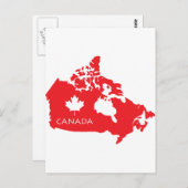 Kaart van Canada (Voorkant / Achterkant)