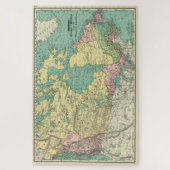  kaart van Canada (1897) Legpuzzel (Verticaal)