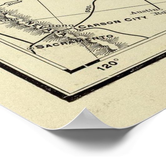  kaart van Canada (1897) Poster (Hoek)