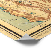  kaart van Canada (1898) Poster (Hoek)