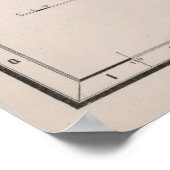  kaart van Canada (1912) Poster (Hoek)