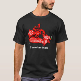 kaart van Canada Basic T-Shirt