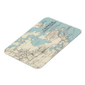 Kaart van Canada - Canada Air Mail Routes Magneet (Linkerzijde)