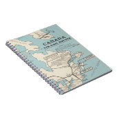 Kaart van Canada - Canada Air Mail Routes Notitieboek (Rechterzijde)