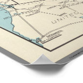 Kaart van Canada - Canada Air Mail Routes Poster (Hoek)