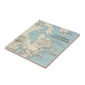 Kaart van Canada - Canada Air Mail Routes Tegeltje (Zijkant)