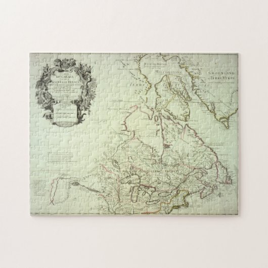 Kaart van Canada Legpuzzel (Horizontaal)