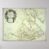 Kaart van Canada Poster (Voorkant)