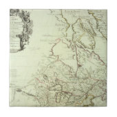 Kaart van Canada Tegeltje (Voorkant)