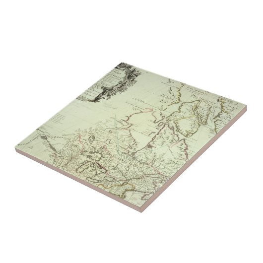 Kaart van Canada Tegeltje (Zijkant)