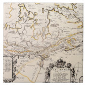 Kaart van Canada Tegeltje (Voorkant)