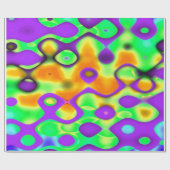 Kaart van Candyland Cadeaupapier (Vlak)