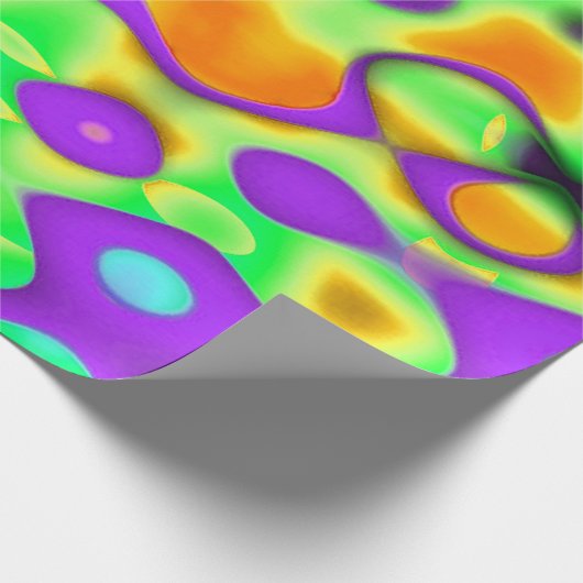 Kaart van Candyland Cadeaupapier (Hoek)