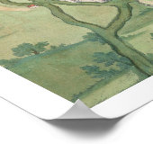 Kaart van Canterbury, van "Civitates Orbis Terraru Poster (Hoek)