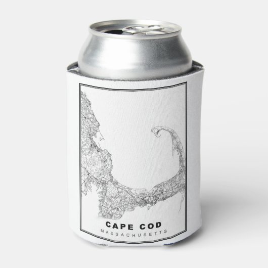 Kaart van Cape Cod Blikjeskoeler (Blikje Voorkant)